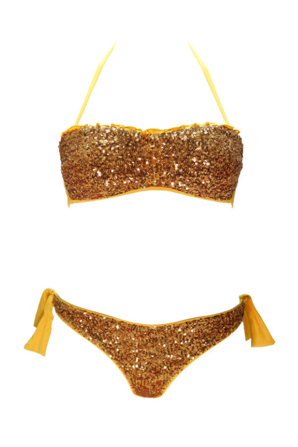Bikini Fascia Paillettes ZAFFERANO - 1