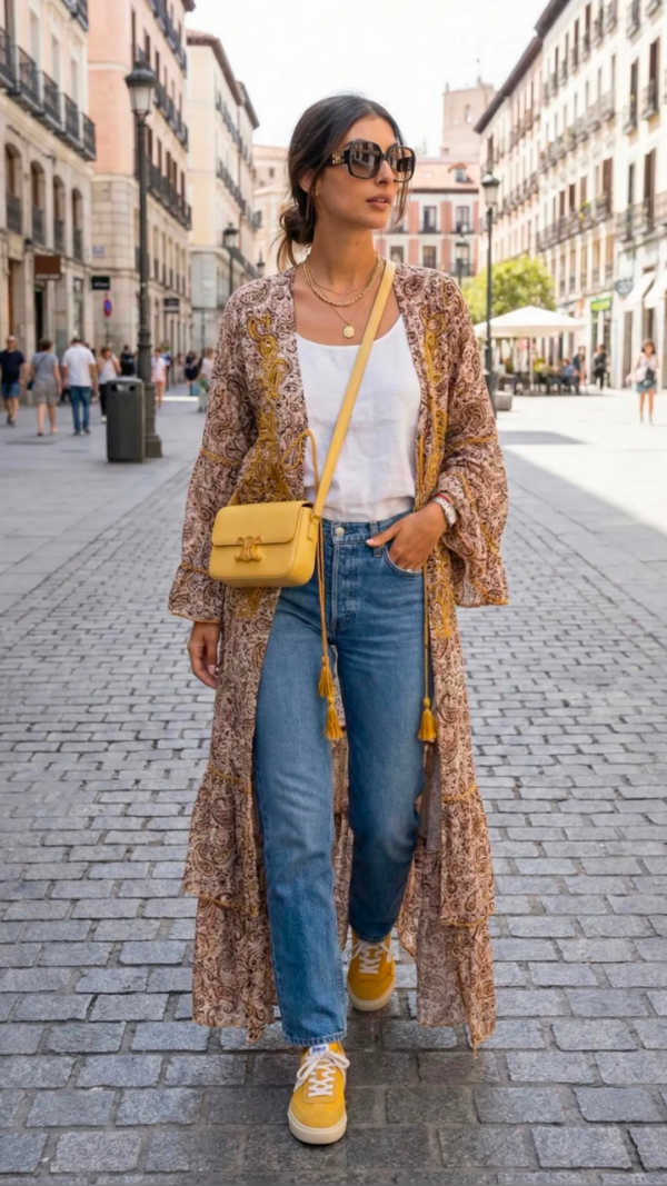 Kimono Stampato Valentina - 1